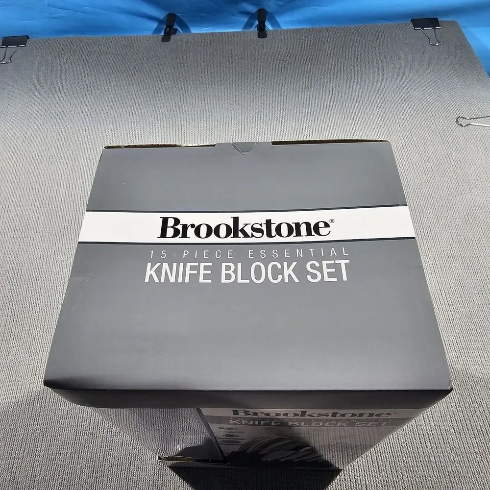 Brookstone 15 Piece Essential Knife Block Set | Eclectic-Systems MarketPlace